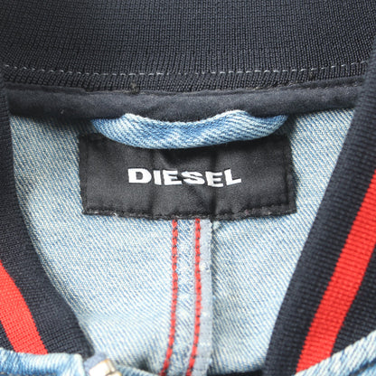 D-SVENT JACKET デニムジャケット コットン インディゴブルー ネイビー レッド ヴィンテージ加工 ディーゼル アウター DIESEL