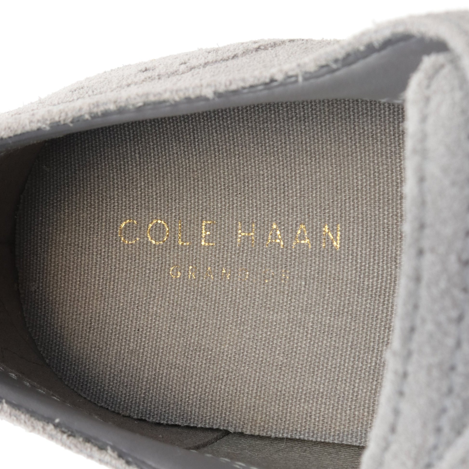 ドレスシューズ スエード ライトグレー コールハーン シューズ Cole Haan