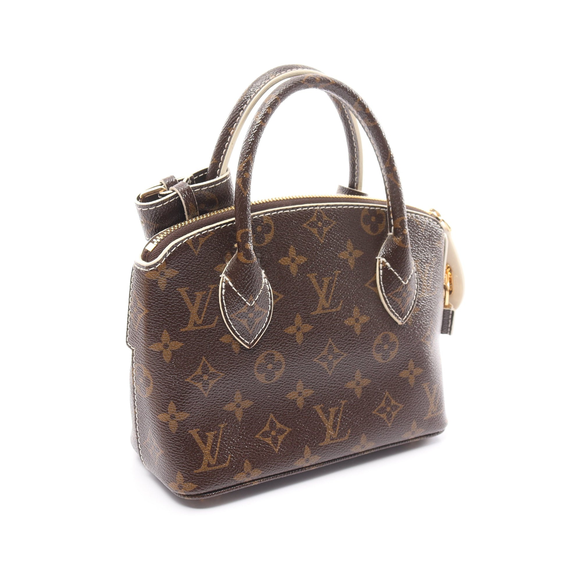 ロックイットBB シャイニーモノグラム ハンドバッグ PVC ブラウン ルイヴィトン バッグ LOUIS VUITTON