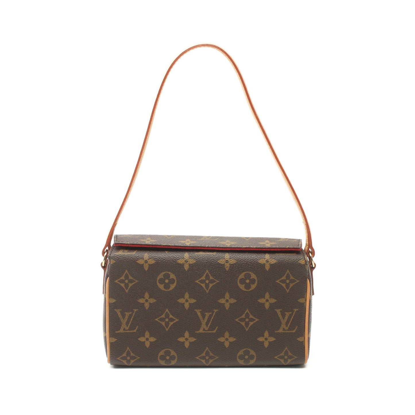 レシタル モノグラム ハンドバッグ PVC レザー ブラウン ルイヴィトン バッグ LOUIS VUITTON