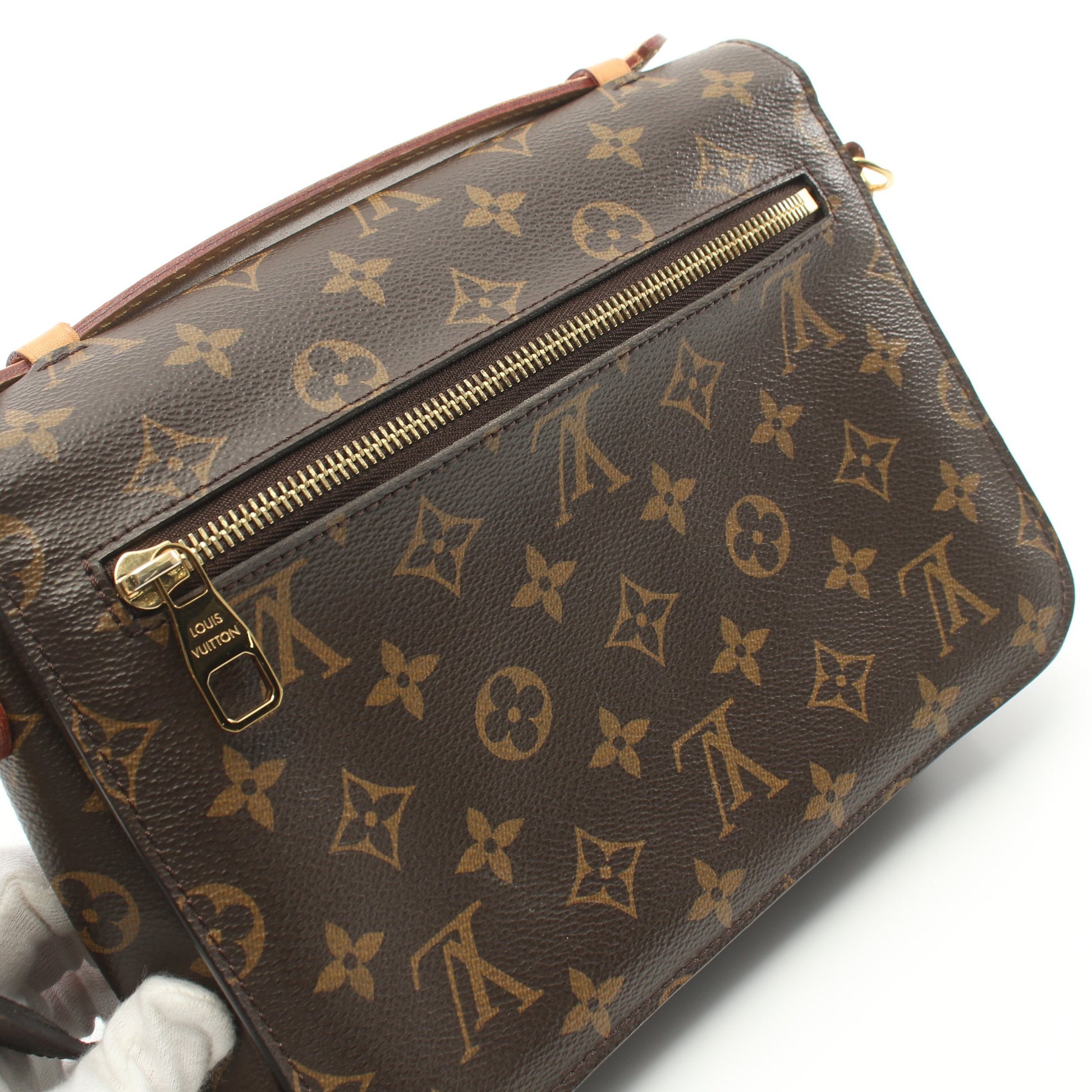 ポシェット メティス MM モノグラム ハンドバッグ PVC レザー ブラウン 2WAY ルイヴィトン バッグ LOUIS VUITTON