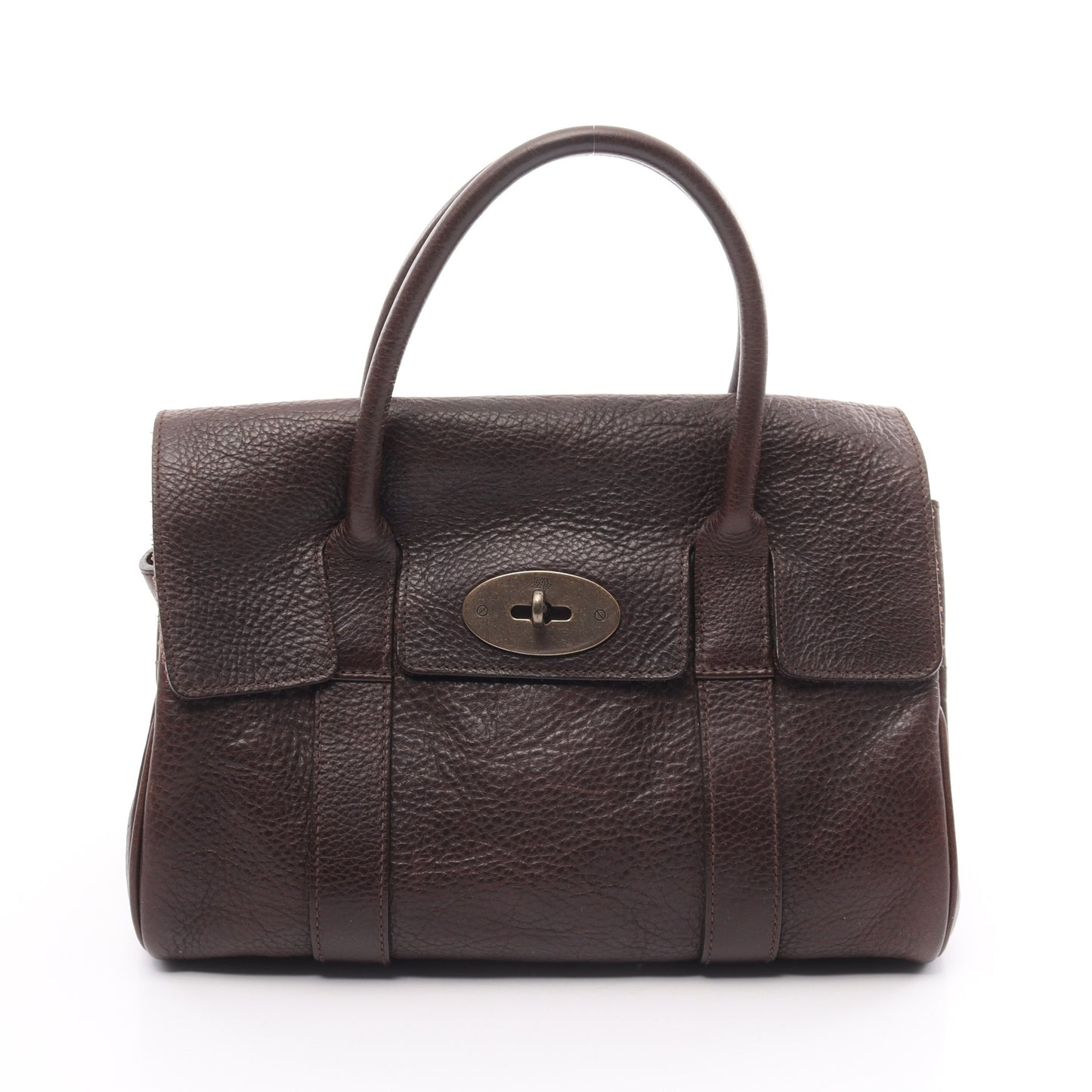 LEDBURY DARWIN ハンドバッグ レザー ダークブラウン マルベリー バッグ MULBERRY