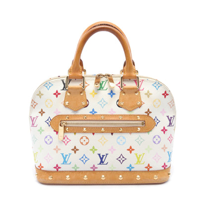 アルマ モノグラムマルチカラー ブロン ハンドバッグ PVC レザー ホワイト ルイヴィトン バッグ LOUIS VUITTON