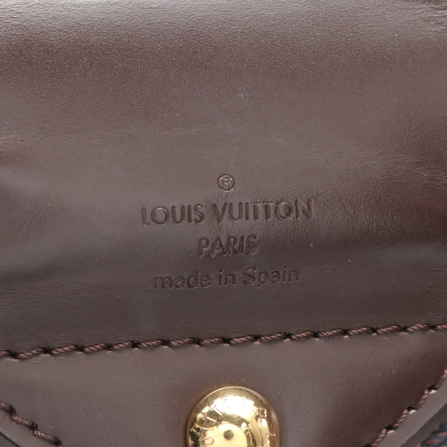 システィナGM ダミエエベヌ ハンドバッグ PVC レザー ブラウン ルイヴィトン バッグ LOUIS VUITTON