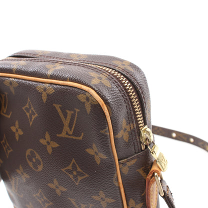 ダヌーブ モノグラム ショルダーバッグ PVC レザー ブラウン ルイヴィトン バッグ LOUIS VUITTON