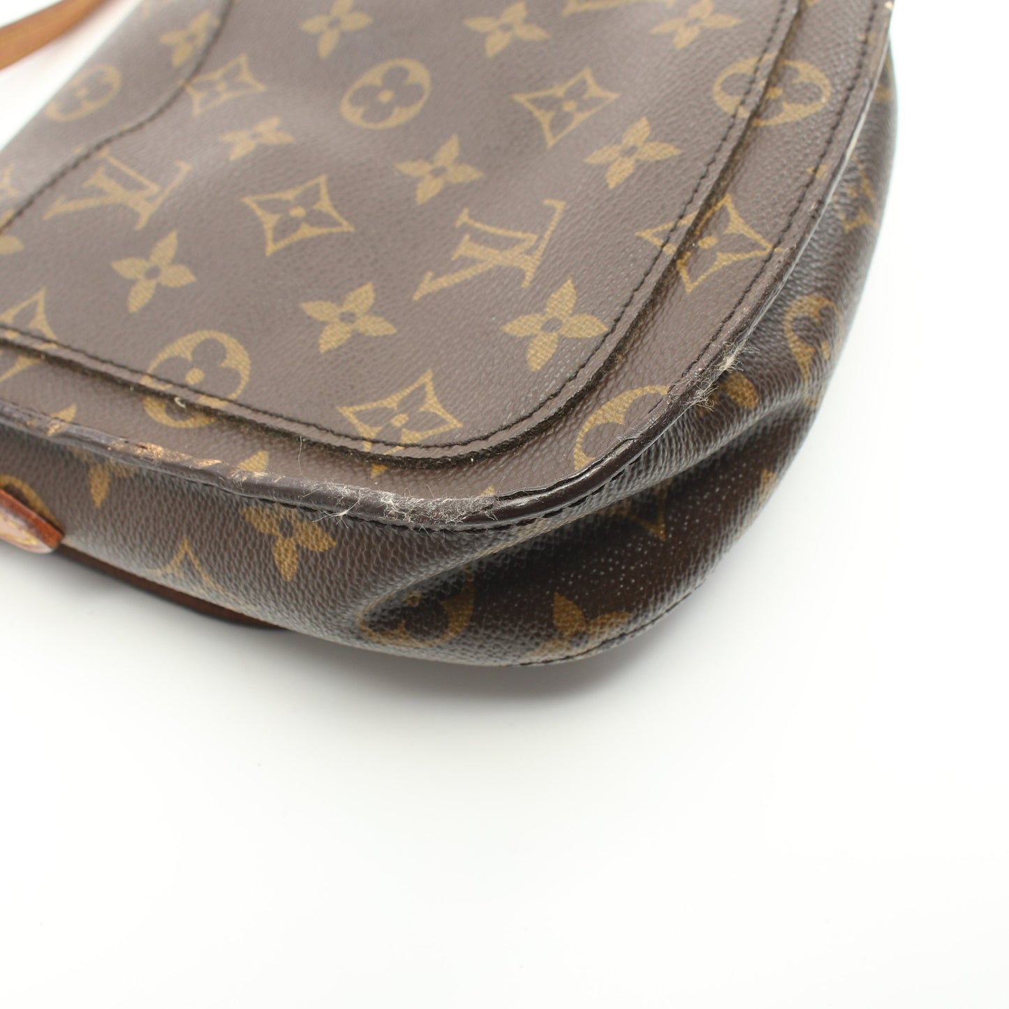 サンクルーMM モノグラム ショルダーバッグ PVC レザー ブラウン ルイヴィトン バッグ LOUIS VUITTON