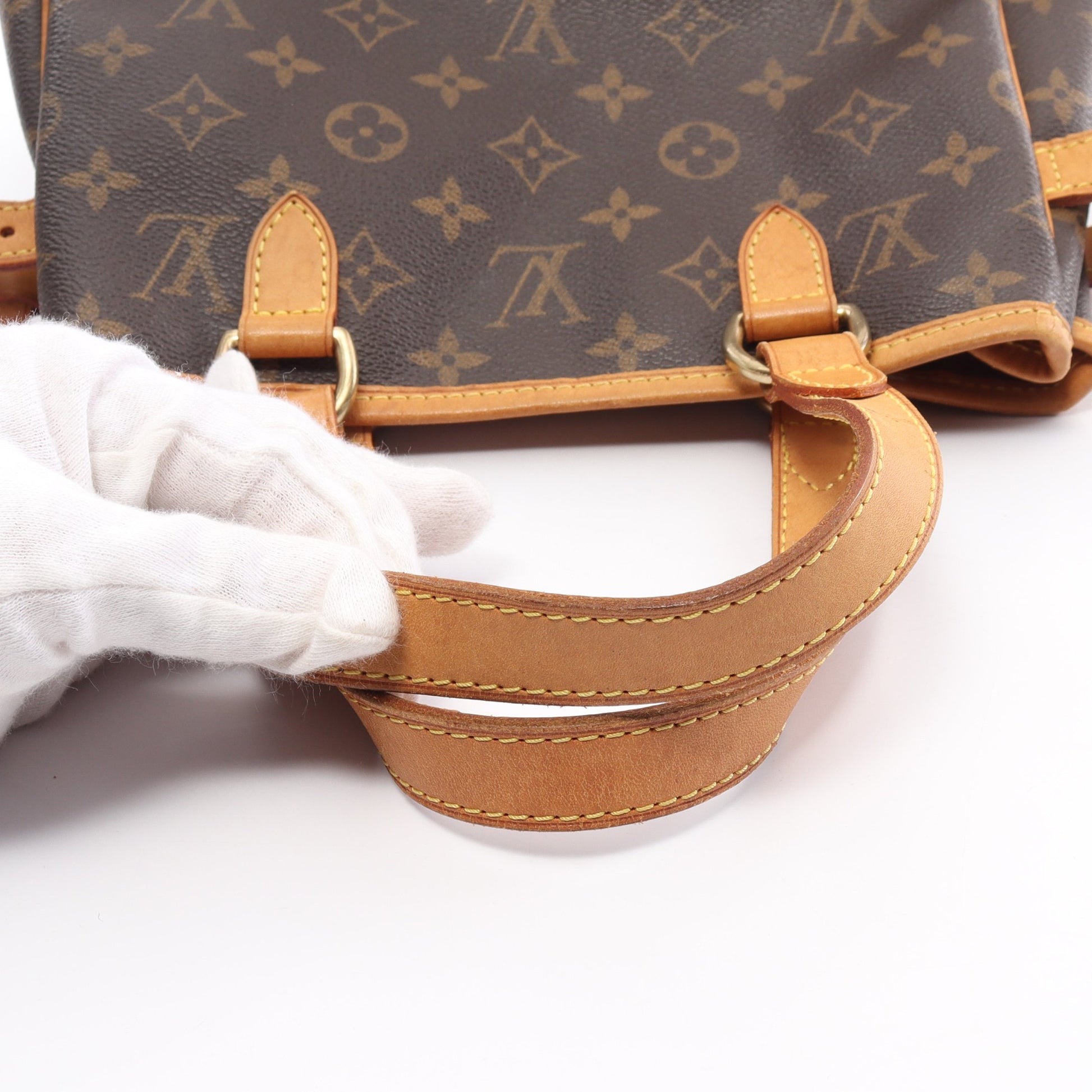 バティニョール モノグラム ハンドバッグ PVC レザー ブラウン ルイヴィトン バッグ LOUIS VUITTON