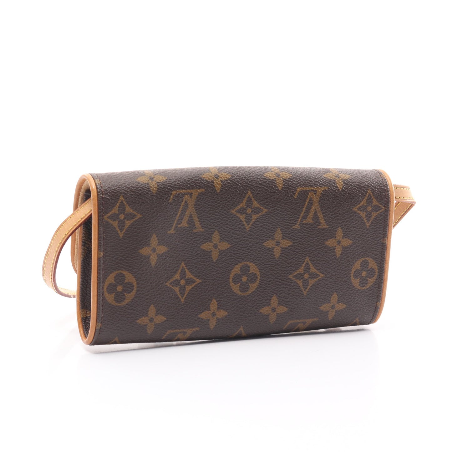 ポシェット ツインPM モノグラム ショルダーバッグ PVC レザー ブラウン ルイヴィトン バッグ LOUIS VUITTON