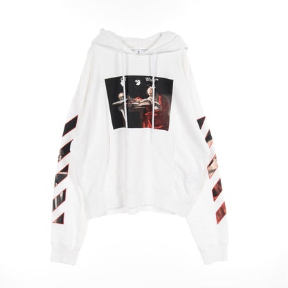 Caravaggio Over Hoodie プルオーバーパーカー コットン ホワイト オフホワイト トップス OFF-WHITE