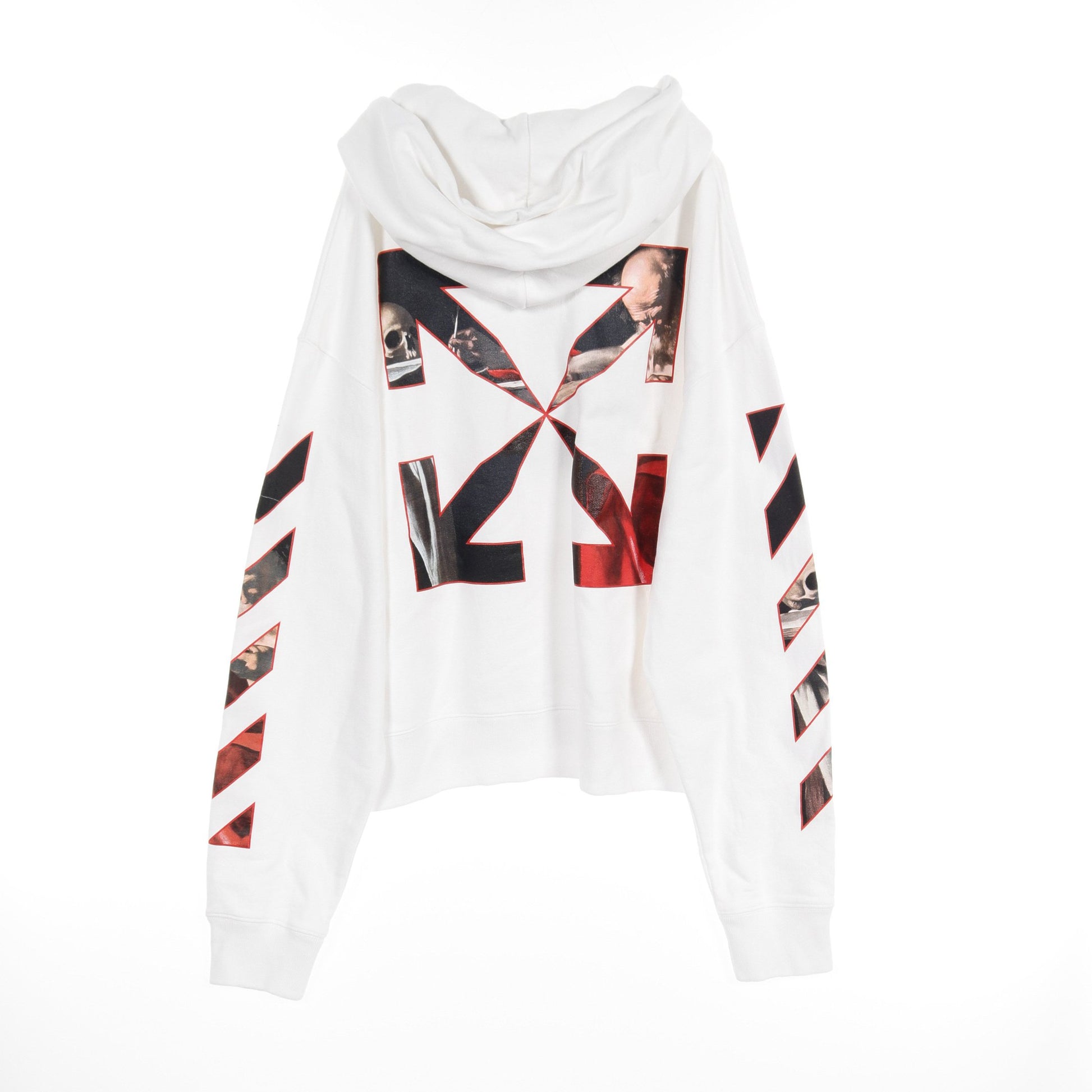 Caravaggio Over Hoodie プルオーバーパーカー コットン ホワイト オフホワイト トップス OFF-WHITE