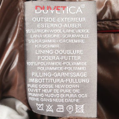 ダウンコート ウール カシミヤ ダークグレー デュベティカ アウター DUVETICA