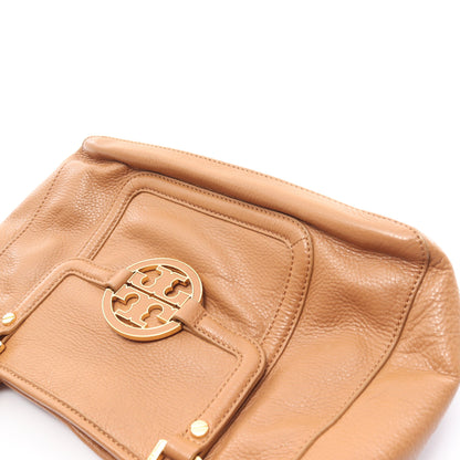 AMANDA MINI SATCHEL アマンダ ミニ サッチェル ハンドバッグ レザー ライトブラウン 2WAY トリーバーチ バッグ TORY BURCH