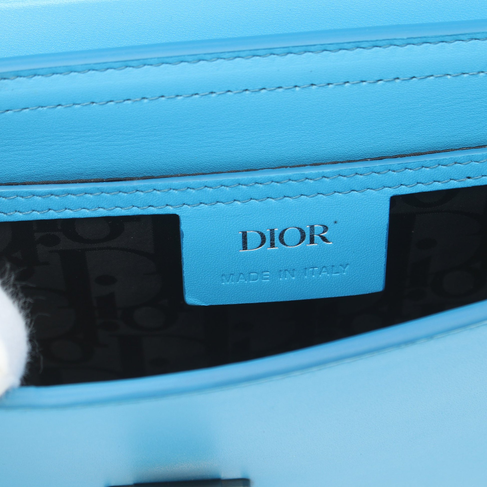 ディオールロック ショルダーバッグ レザー ブルー ディオール バッグ DIOR