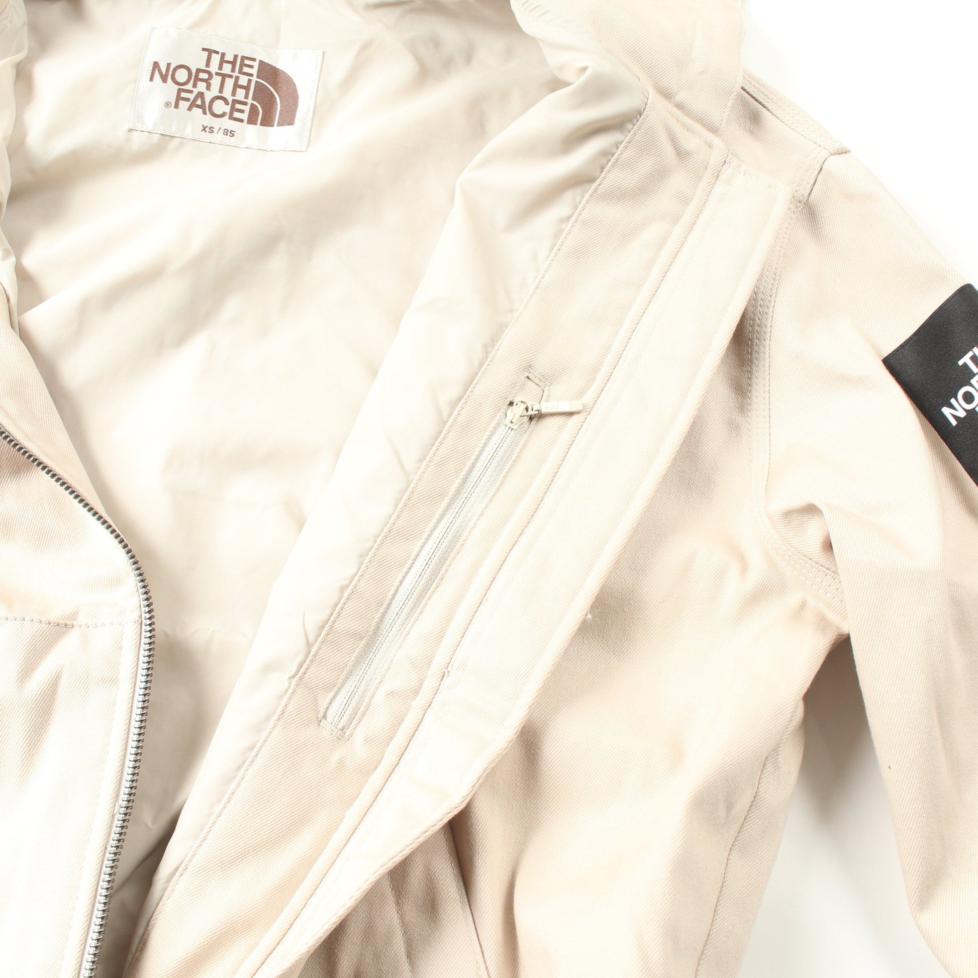 WHITE LABEL VILAN COTTON JACKET ジャケット コットン ライトベージュ フード付き ザノースフェイス アウター THE NORTH FACE