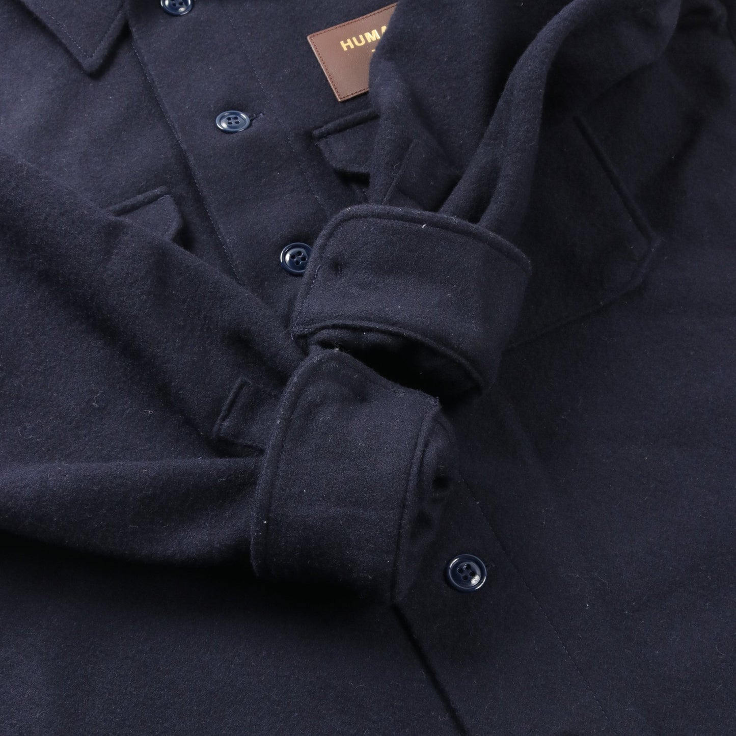 Wool CPO Shirts ジャケット ウール ネイビー ヒューマンメイド アウター HUMAN MADE