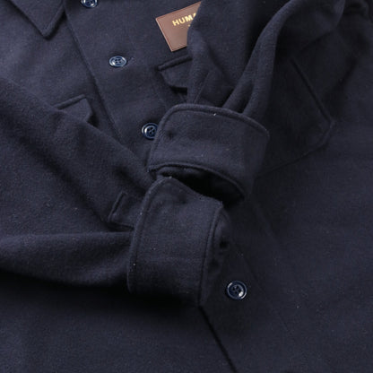 Wool CPO Shirts ジャケット ウール ネイビー ヒューマンメイド