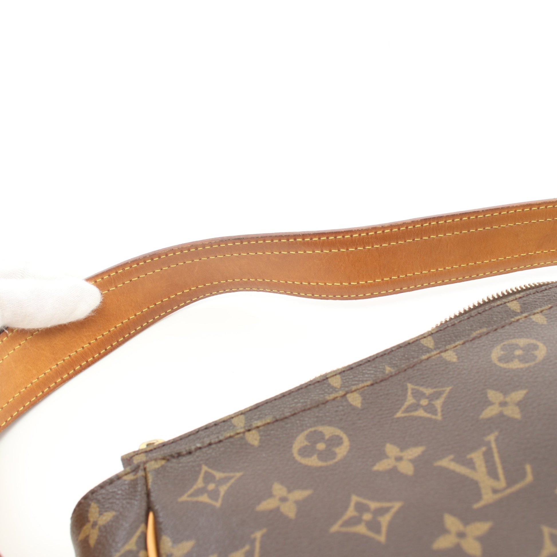 ヴィバシテGM モノグラム ショルダーバッグ PVC レザー ブラウン ルイヴィトン バッグ LOUIS VUITTON