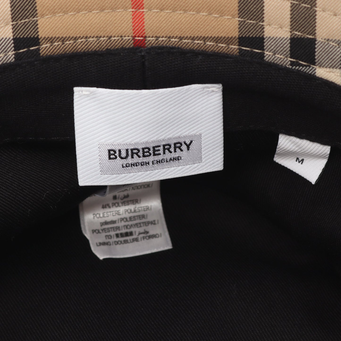 ヴィンテージチェック バケットハット 帽子 コットン ベージュ バーバリー 財布・小物 BURBERRY