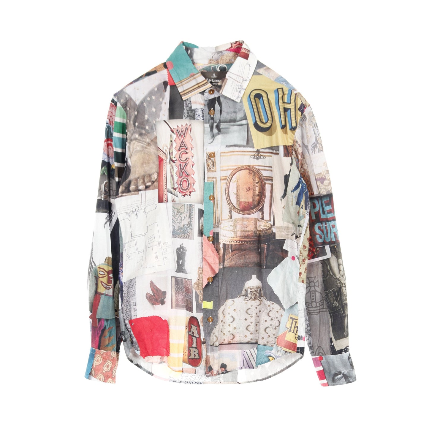 MOODBOARD PRINT シャツ コットン マルチカラー ヴィヴィアンウエストウッドマン トップス Vivienne Westwood MAN