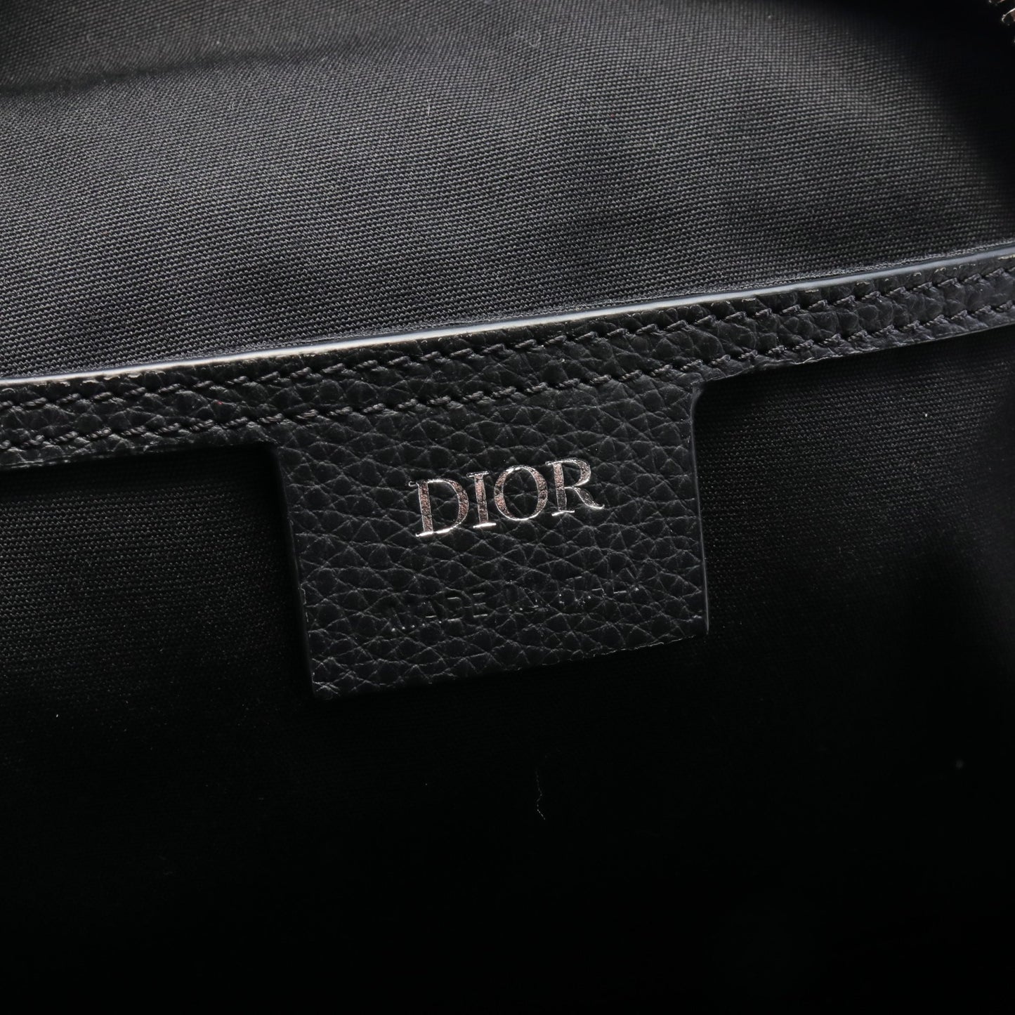 Rider スリングバッグ オブリーク ジャカード ボディバッグ キャンバス レザー ベージュ ネイビー ディオール バッグ DIOR