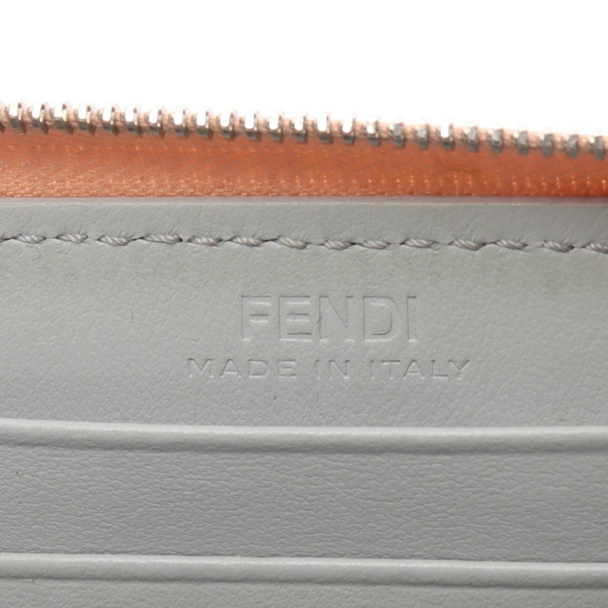 バッグバグズ モンスター ラウンドファスナー コインケース レザー ライトピンク マルチカラー フェンディ 財布・小物 FENDI