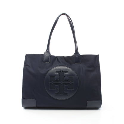 ELLA エラ ショルダーバッグ トートバッグ ナイロン レザー ネイビー トリーバーチ バッグ TORY BURCH