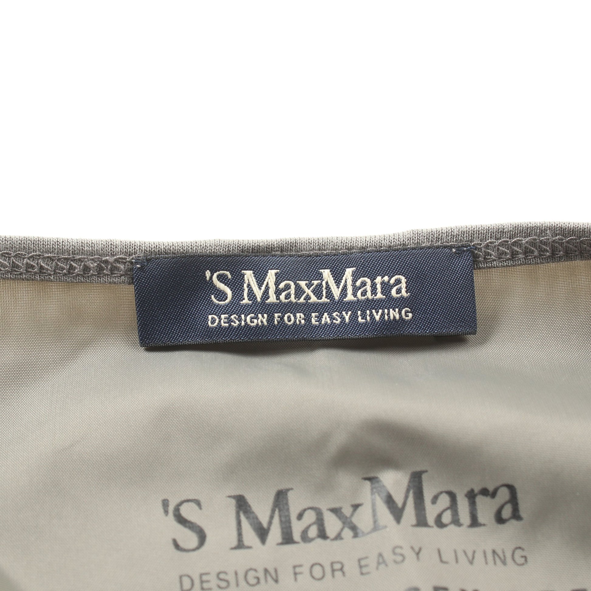 TIMELESS JERSEY DRESS ワンピース ノースリーブ ナイロン グレー 4点セット エスマックスマーラ ワンピース S Max Mara