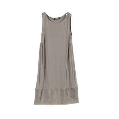 TIMELESS JERSEY DRESS ワンピース ノースリーブ ナイロン グレー 4点セット エスマックスマーラ ワンピース S Max Mara