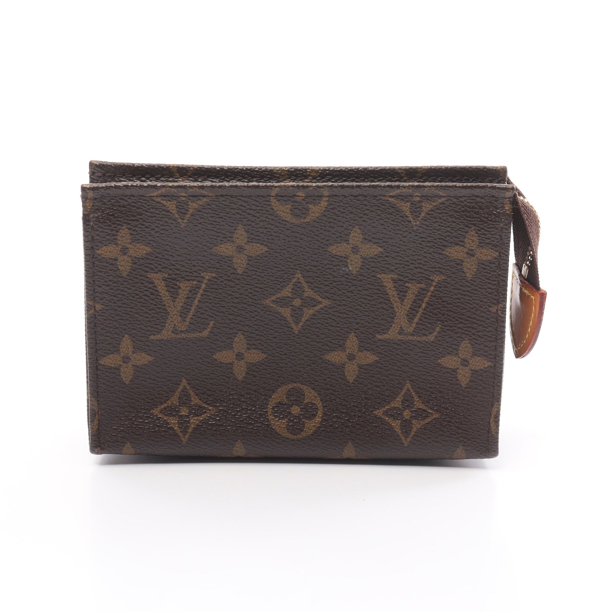 ポッシュ トワレ15 モノグラム コスメポーチ PVC レザー ブラウン ルイヴィトン 財布・小物 LOUIS VUITTON