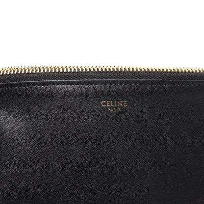 TRIO LARGE トリオ ラージ ショルダーバッグ レザー ブラック セリーヌ バッグ CELINE