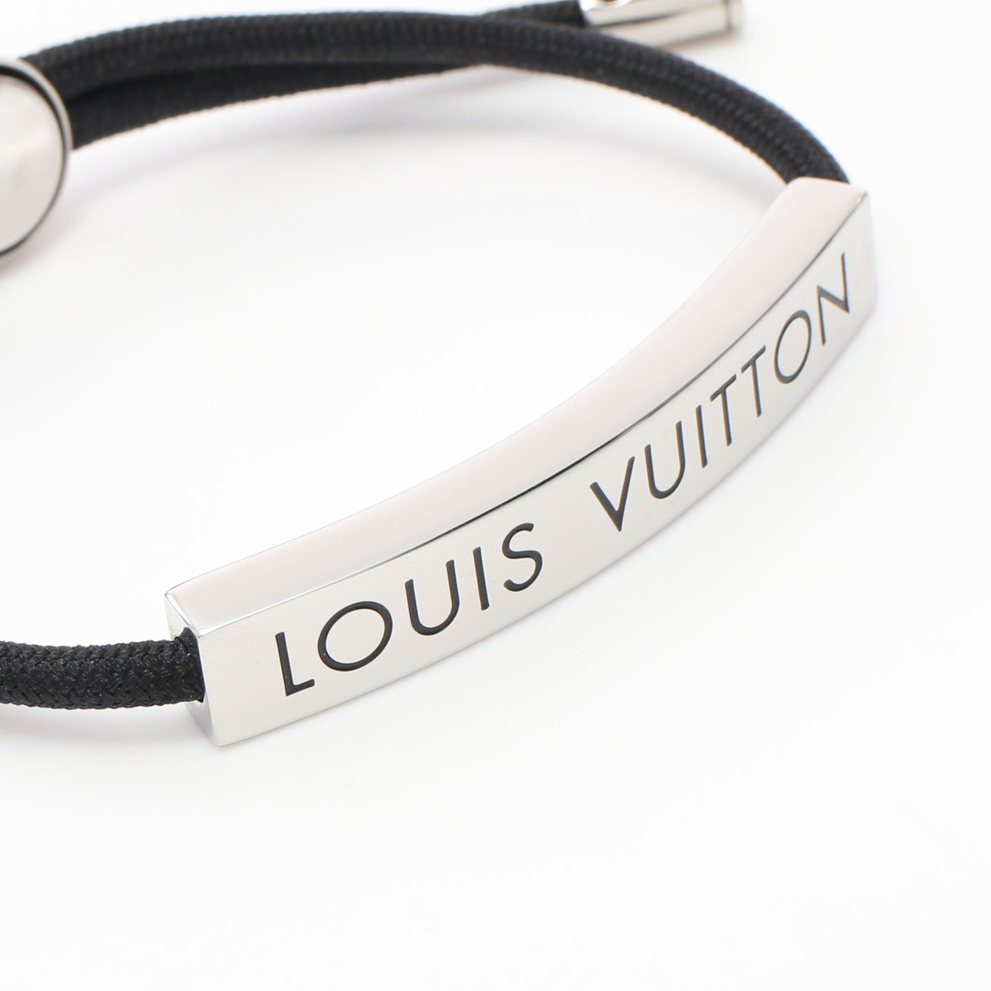 ブラスレ LVスペース ノワール ブレスレット ナイロン シルバー ブラック ルイヴィトン アクセサリー LOUIS VUITTON