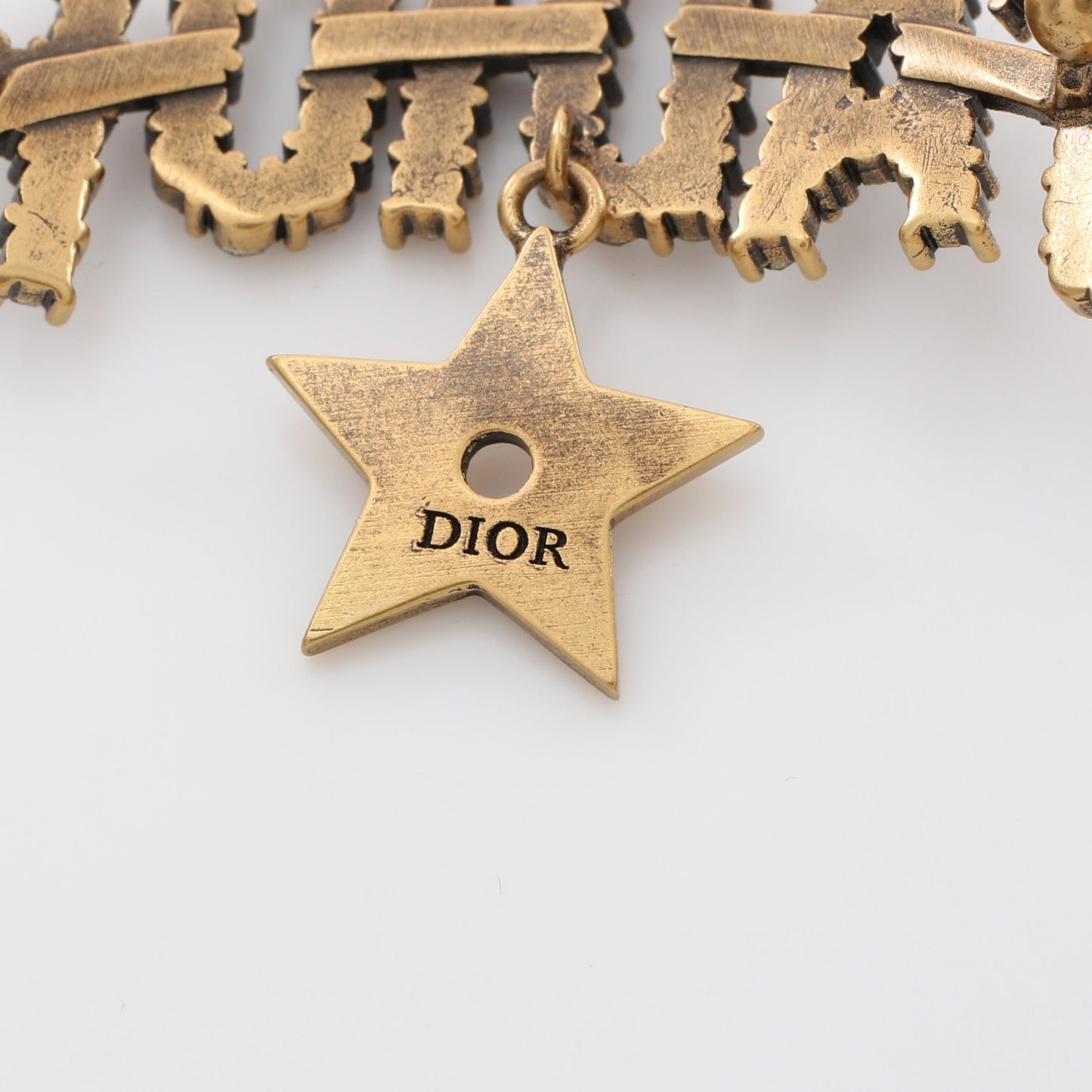 J'ADIOR ジャディオール スター ヘアクリップ GP ラインストーン ゴールド クリア クリスチャンディオール アクセサリー Christian Dior