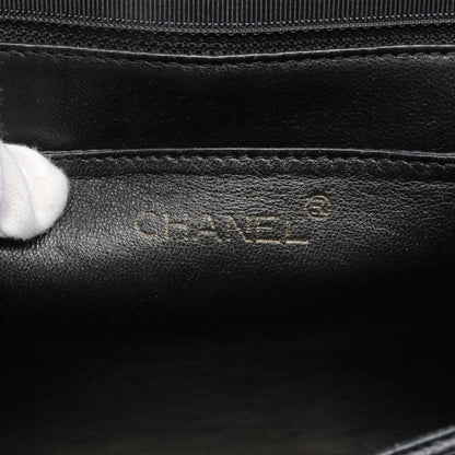 マトラッセ ハンドバッグ キャビアスキン ブラック ゴールド金具 シャネル バッグ CHANEL