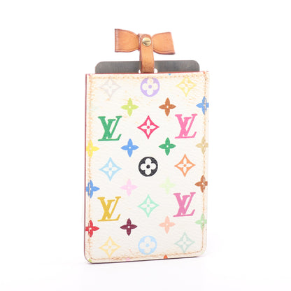 エテュイ ミロワール モノグラムマルチカラー ブロン ミラー PVC ホワイト ルイヴィトン 財布・小物 LOUIS VUITTON