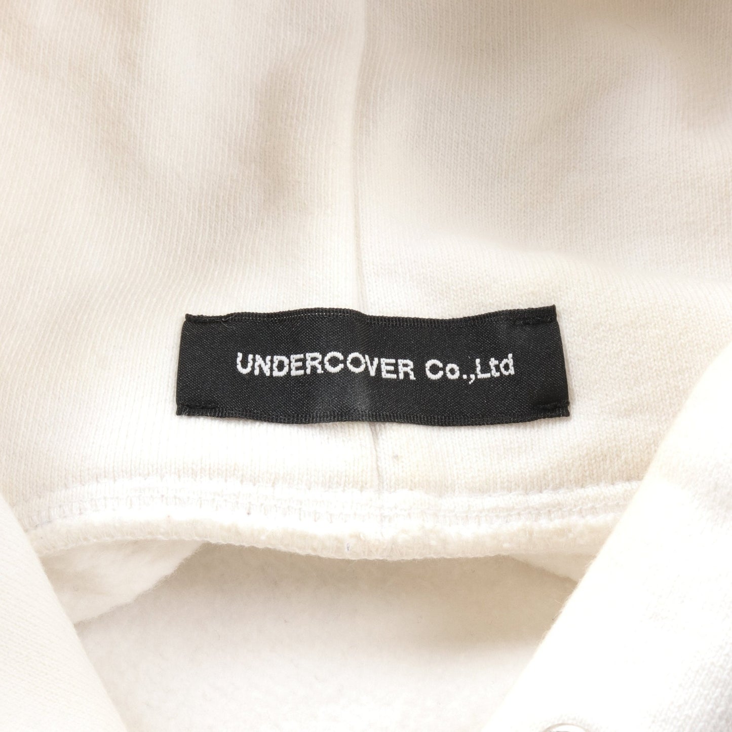 SPACEMAN HOODIE プルオーバーパーカー グラフィックプリント コットン オフホワイト アンダーカバー トップス UNDERCOVER