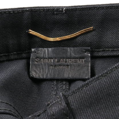 デニムパンツ コットン ブラック サンローランパリ ボトムス SAINT LAURENT PARIS