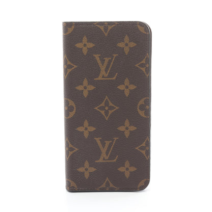 フォリオ モノグラム iPhone XS MAX アイフォンケース PVC ブラウン ルイヴィトン 財布・小物 LOUIS VUITTON