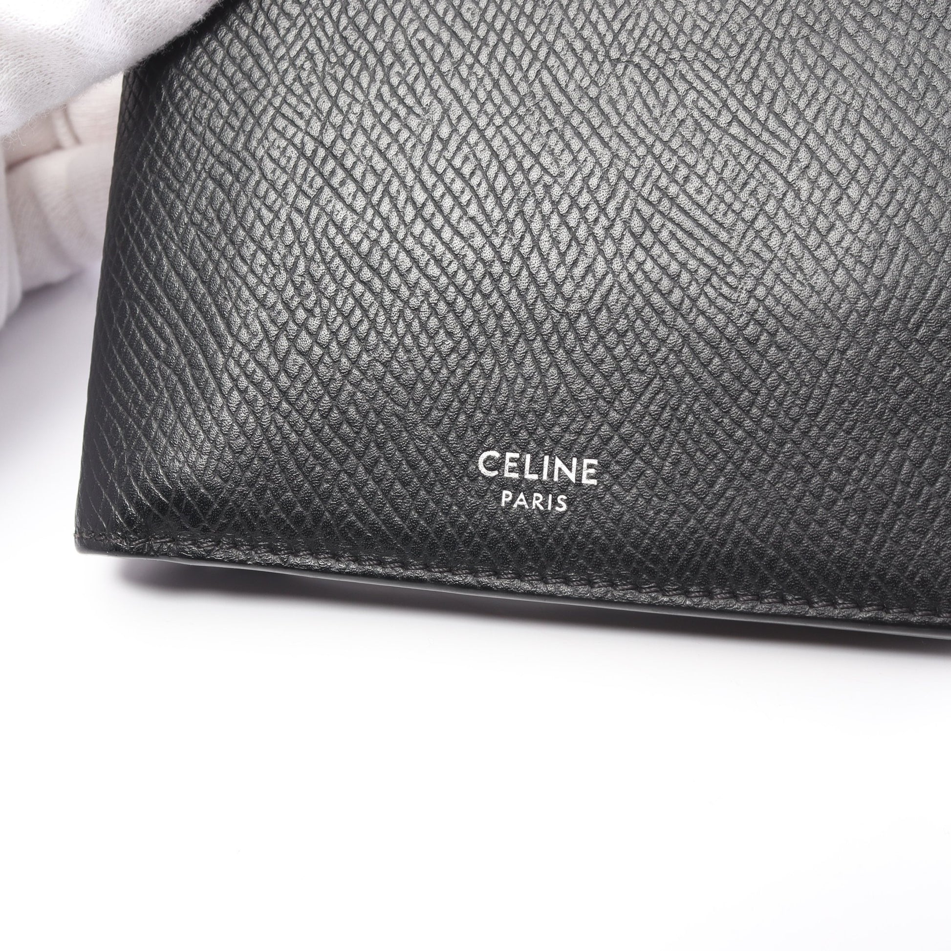 バイフォールドウォレット 二つ折り財布 レザー ブラック セリーヌ 財布・小物 CELINE