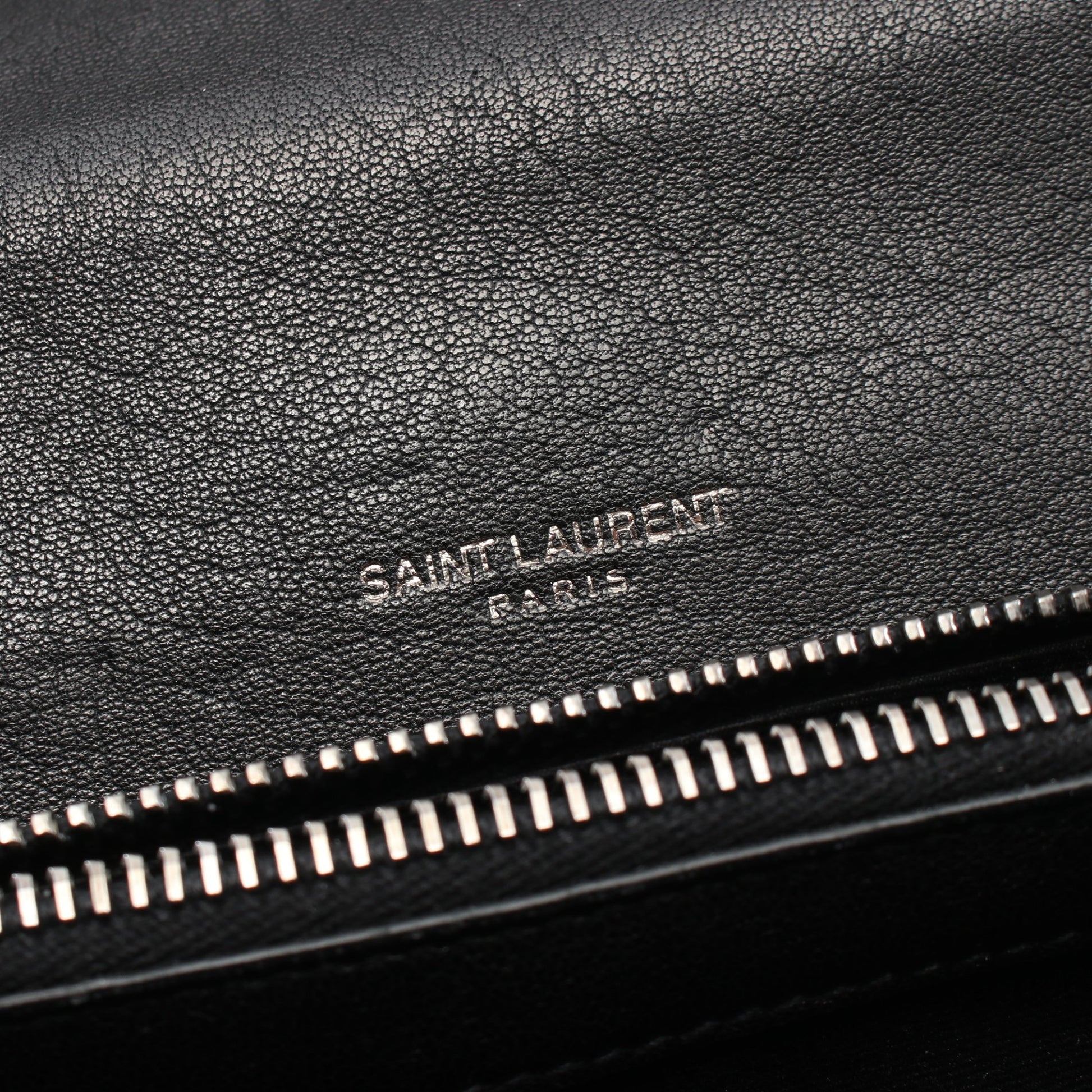 カレッジ ハンドバッグ レザー ブラック 2WAY サンローランパリ バッグ SAINT LAURENT PARIS