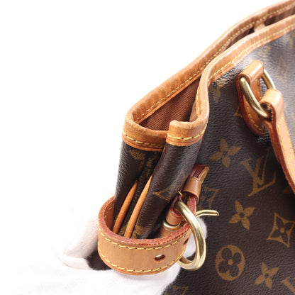 バティニョール オリゾンタル モノグラム ショルダーバッグ PVC レザー ブラウン ルイヴィトン バッグ LOUIS VUITTON