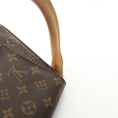 ミニルーピング モノグラム ハンドバッグ PVC レザー ブラウン ルイヴィトン バッグ LOUIS VUITTON
