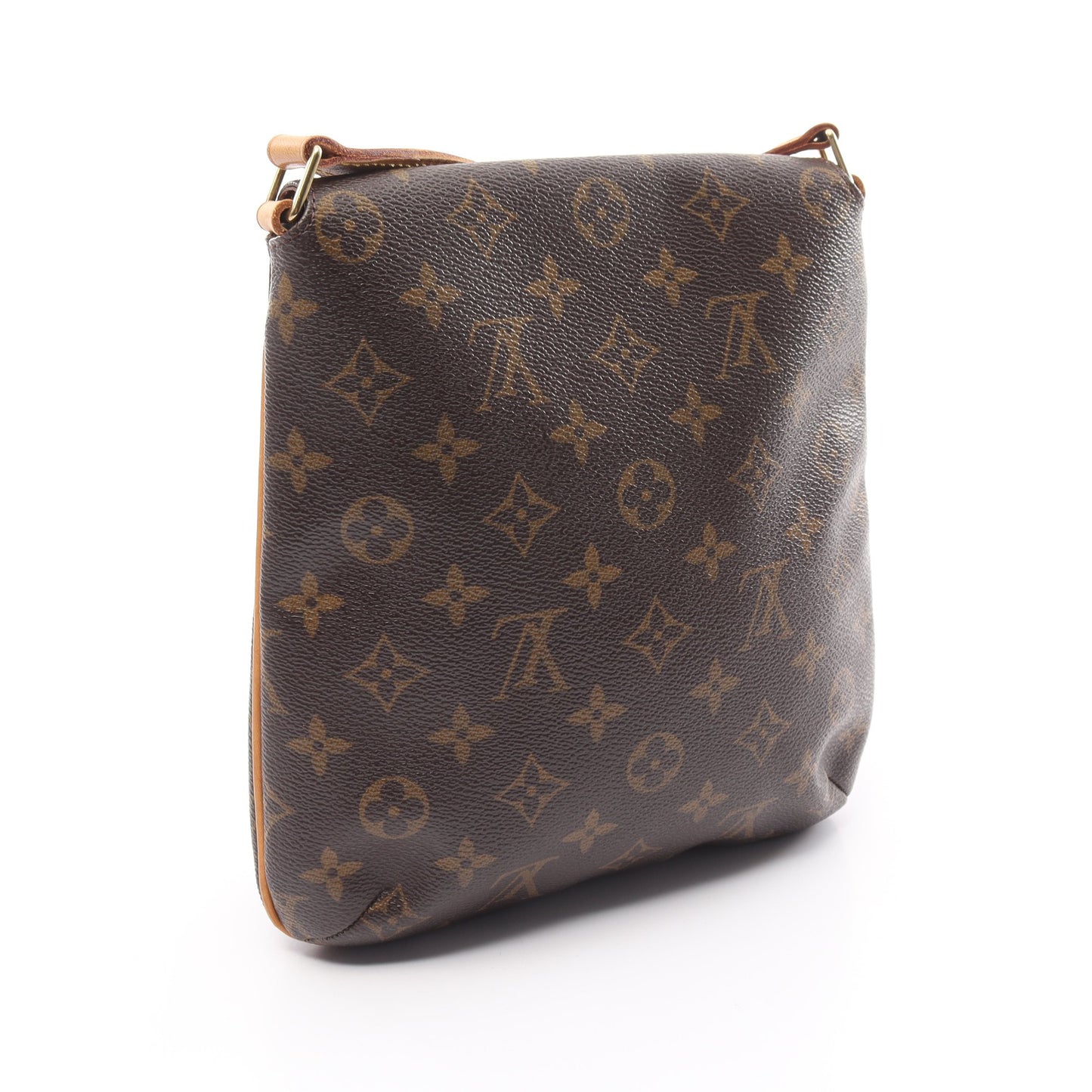 ミュゼットサルサ ショートストラップ モノグラム ショルダーバッグ PVC レザー ブラウン ルイヴィトン バッグ LOUIS VUITTON