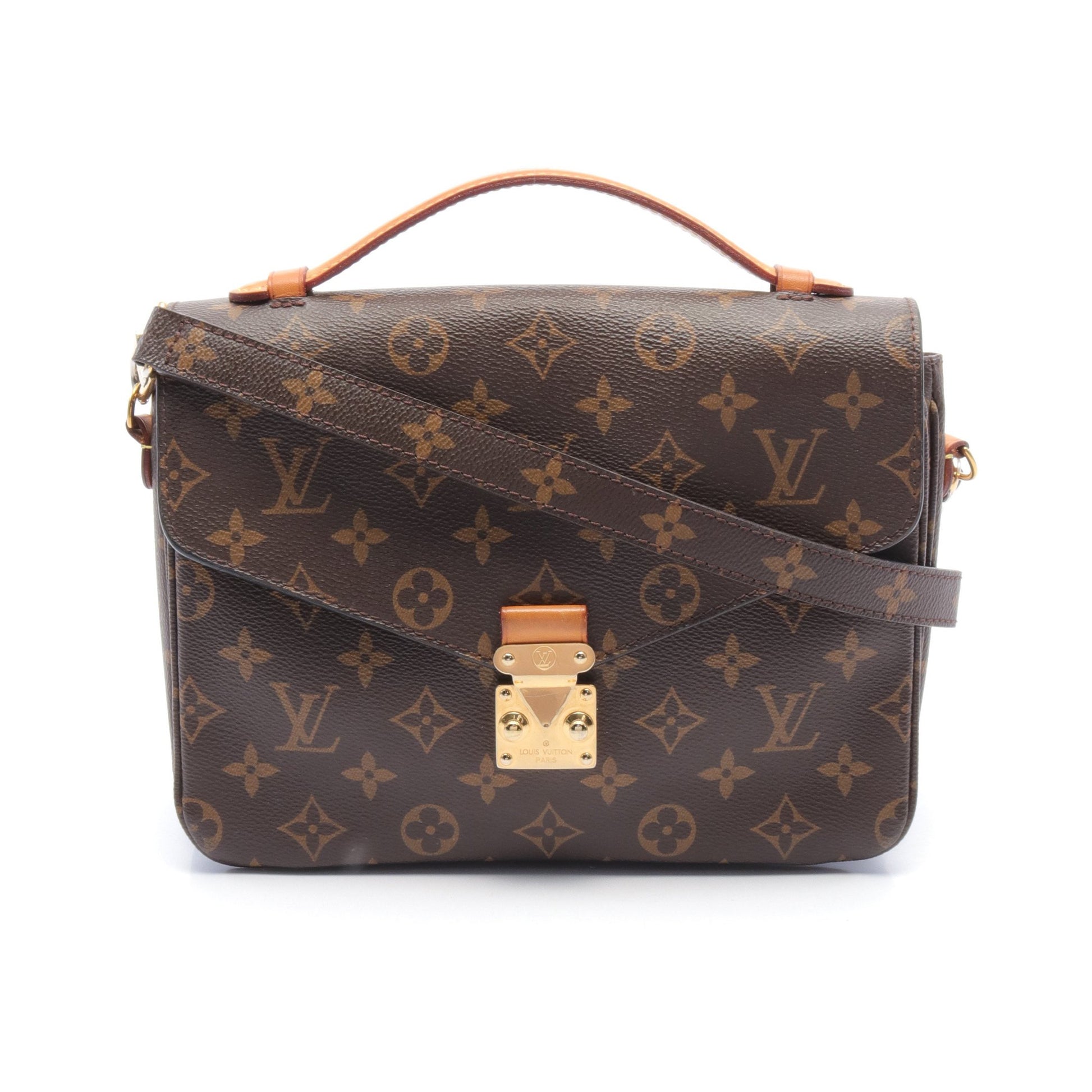 ポシェット メティス MM モノグラム ハンドバッグ PVC レザー ブラウン 2WAY ルイヴィトン バッグ LOUIS VUITTON