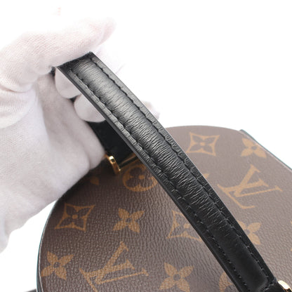 カンヌ モノグラムリバース ハンドバッグ バニティバッグ PVC レザー ブラウン ブラック 2WAY ルイヴィトン バッグ LOUIS VUITTON