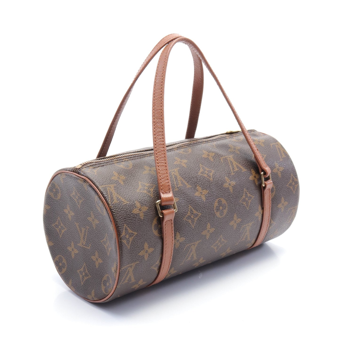 パピヨン26 モノグラム 旧型 ハンドバッグ PVC レザー ブラウン ルイヴィトン バッグ LOUIS VUITTON