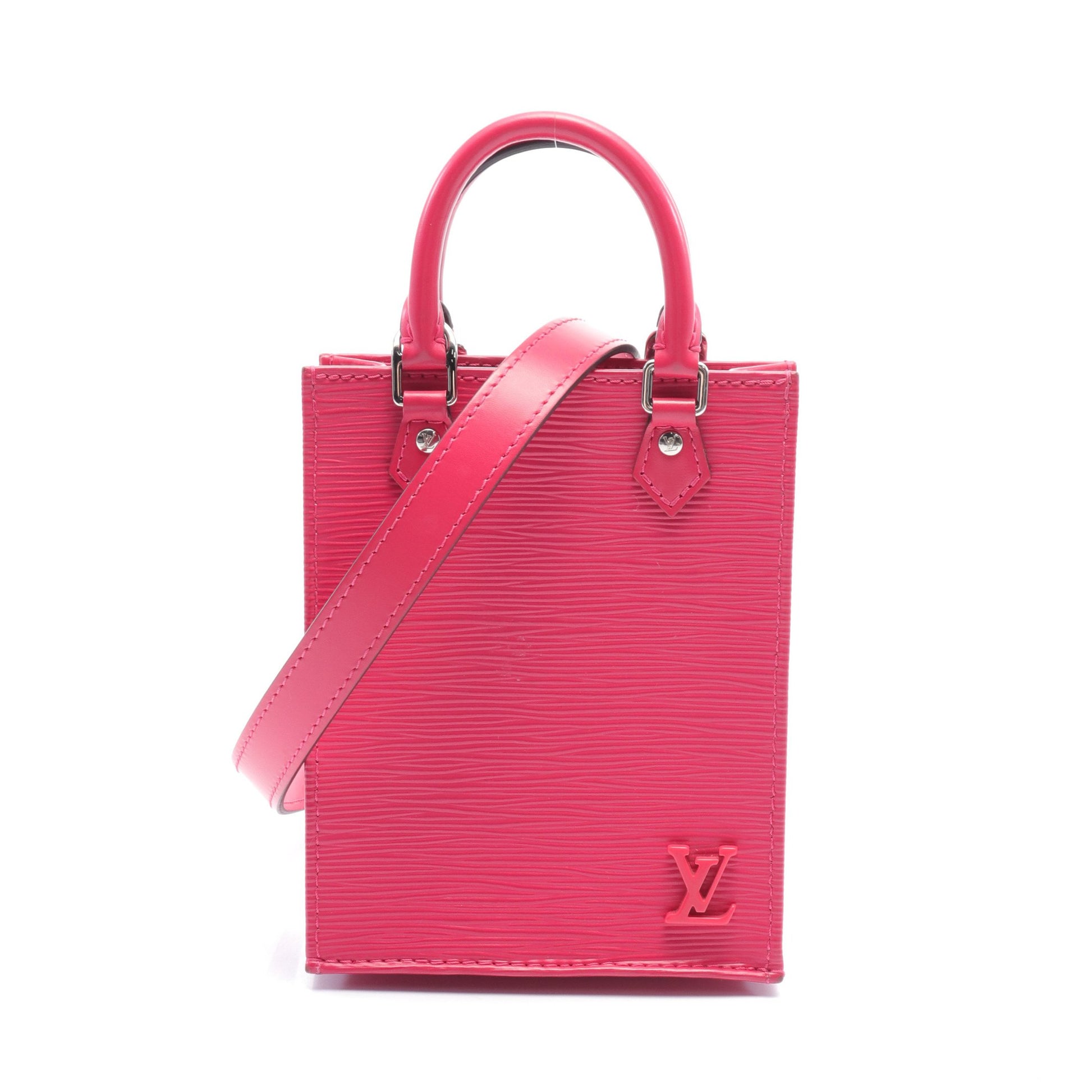 プティット サックプラ エピ ローズポンディシェリ ハンドバッグ レザー ピンクパープル 2WAY ルイヴィトン バッグ LOUIS VUITTON