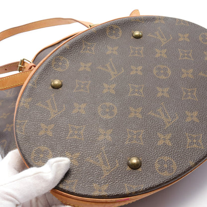 バケットGM モノグラム ショルダーバッグ PVC レザー ブラウン ルイヴィトン バッグ LOUIS VUITTON