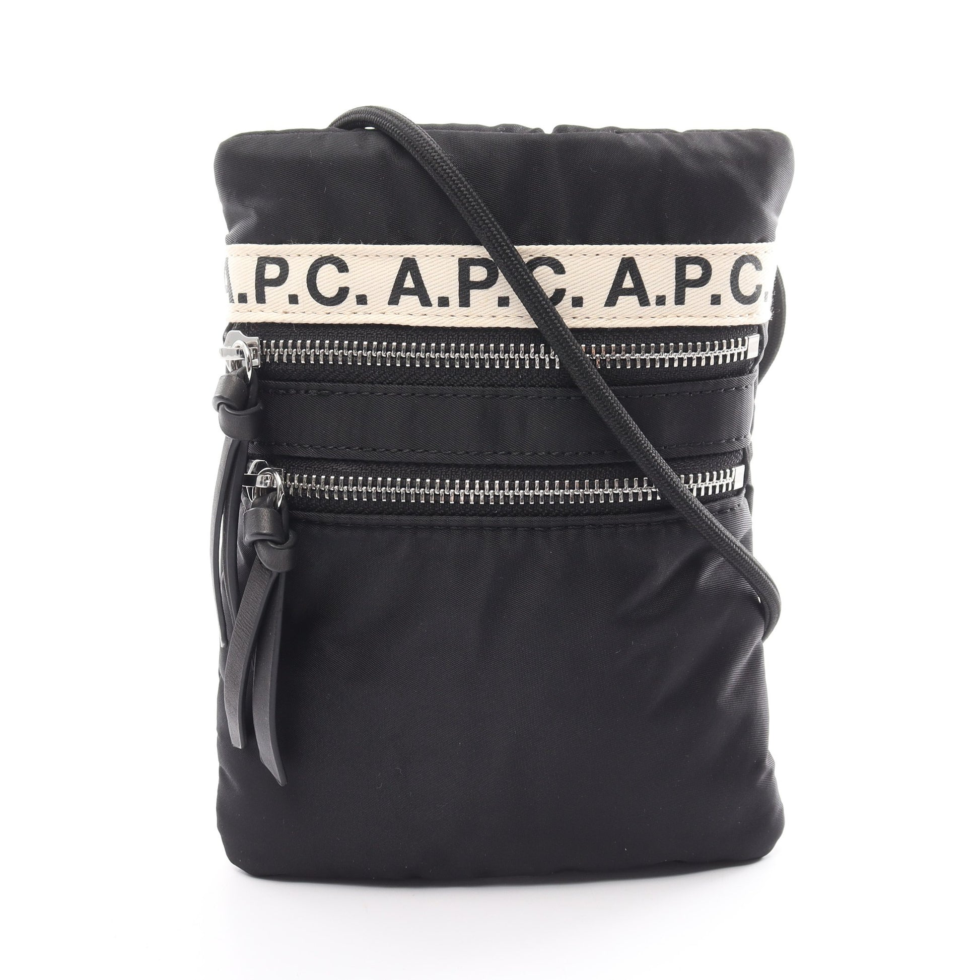 NECK POUCH REPEAT ショルダーバッグ ブラック アーペーセー バッグ A.P.C.