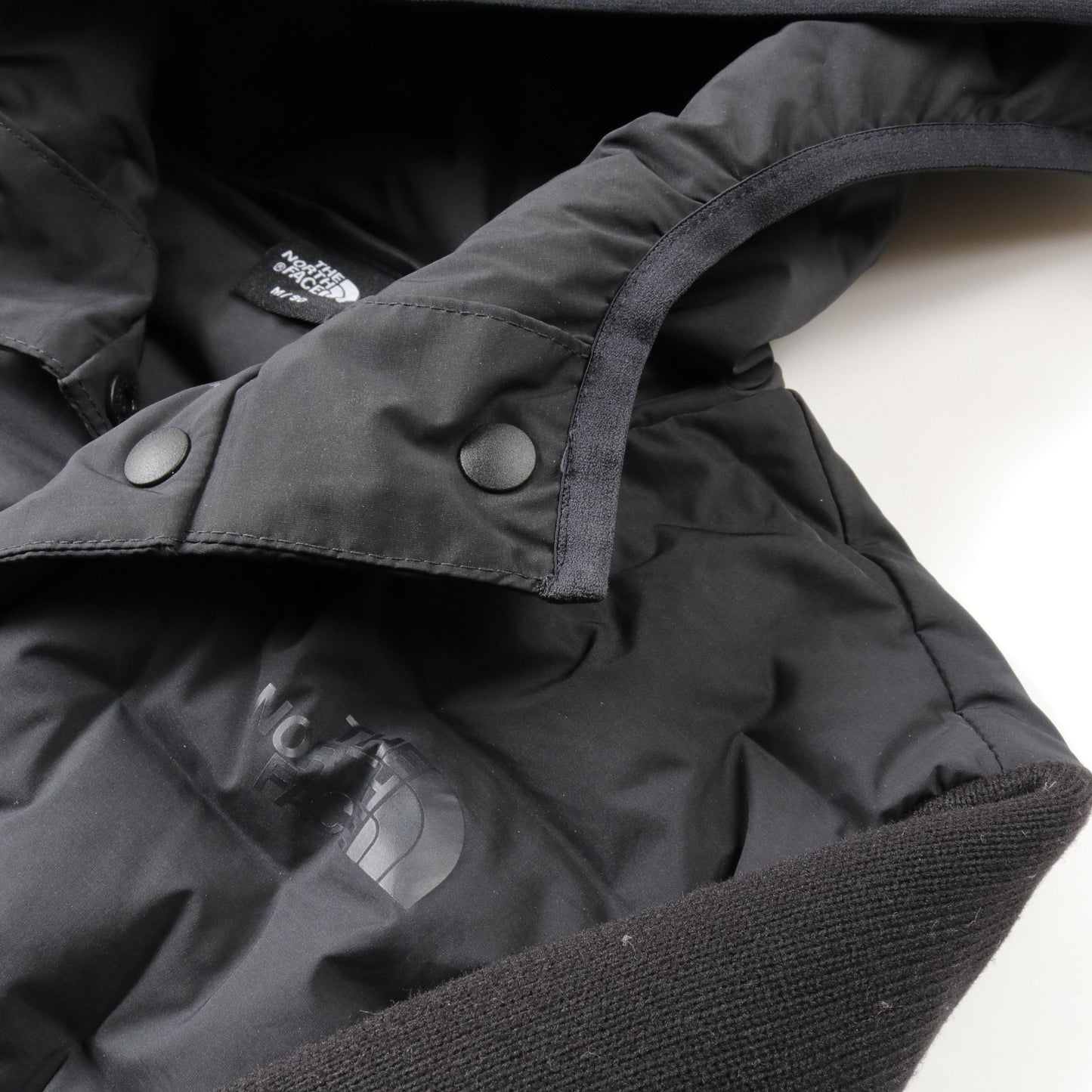 WHITE LABEL NOVELTY TUBE DOWN COAT ダウンコート ブラック フード付き ザノースフェイス アウター THE NORTH FACE