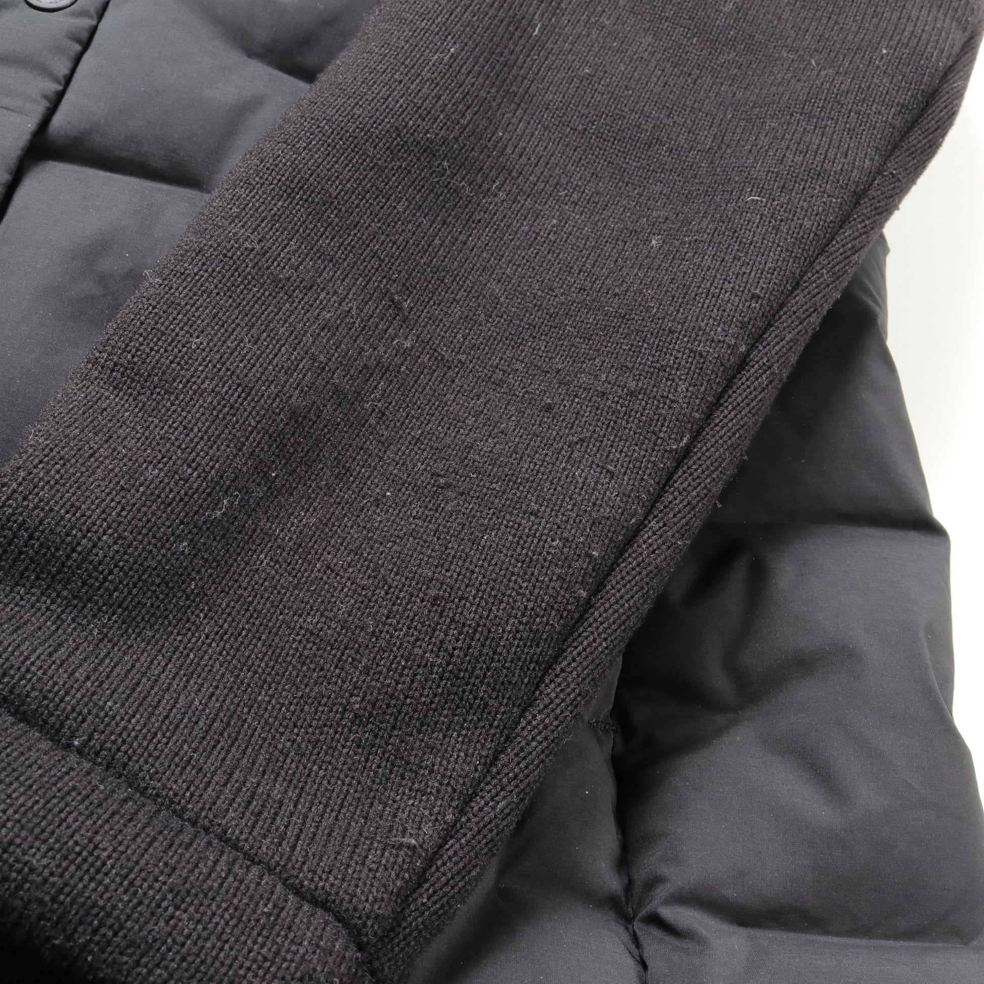 WHITE LABEL NOVELTY TUBE DOWN COAT ダウンコート ブラック フード付き ザノースフェイス アウター THE NORTH FACE